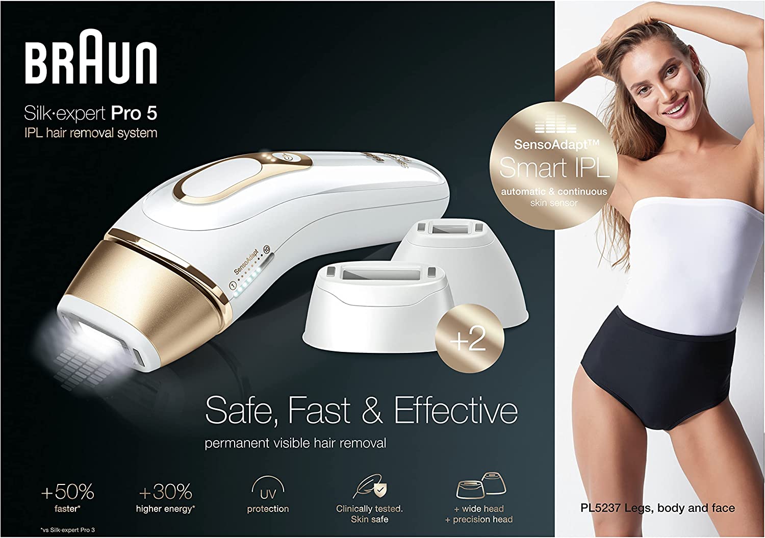 Máy triệt lông laser Remington iLight Ultra Face and Body